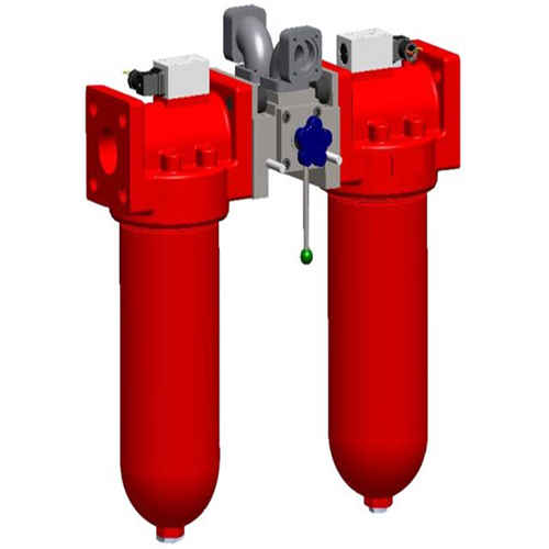 STF-25×180L双筒箱外自封式吸油过滤器